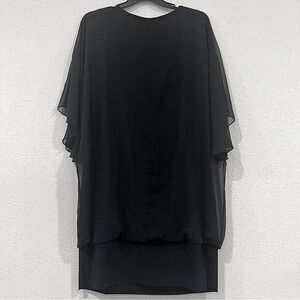 Cato Womens Black Midi Dress Size 2X